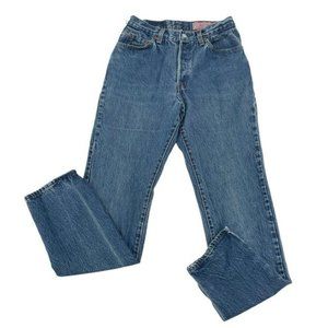 Vintage 80's Levis 501 Wash ‘Em Hot High Rise Button Fly Jeans Made in USA sz 26